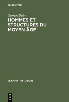 portada Hommes et Structures du Moyen âge 