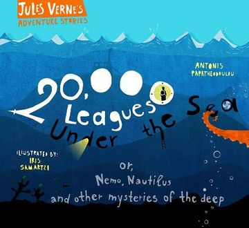 portada 20,000 Leagues Under the Sea: Or, Nemo, Nautilus and Other Mysteries of the Deep (Jules Verne's Adventure Stories) (en Inglés)