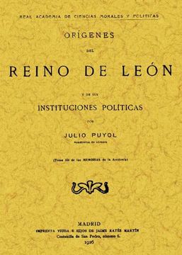 portada Origenes Del Reino de Leon y de Sus Instituciones Politicas