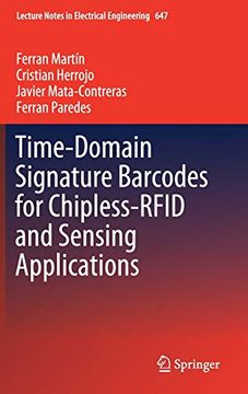 portada Time-Domain Signature Barcodes for Chipless-Rfid and Sensing Applications (Lecture Notes in Electrical Engineering) (in English)