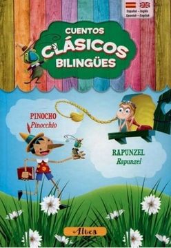 portada Clásicos bilingües / pinocho - rapunzel