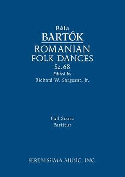 portada Romanian Folk Dances, Sz.68: Full score (in English)