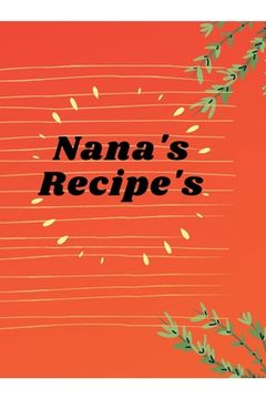 portada Nana's Recipe's (en Inglés)