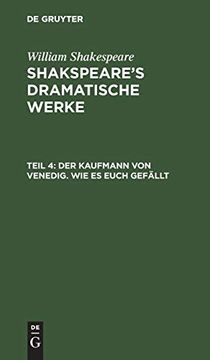 portada Der Kaufmann von Venedig. Wie es Euch Gefällt (in German)