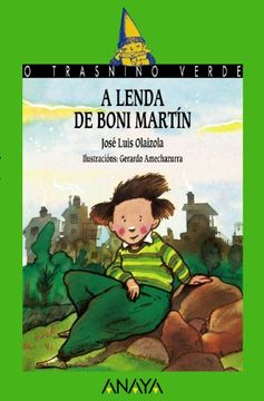 portada 12. A lenda de Boni Martín (Cuentos, Mitos Y Libros-Regalo - O Trasniño Verde (Edición En Gallego)) (en Gallego)