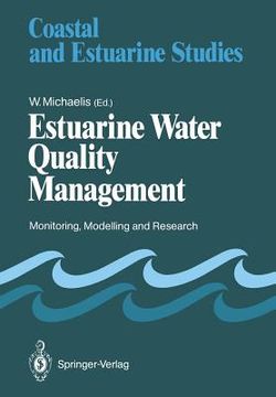 portada estuarine water quality management: monitoring, modelling and research (en Inglés)