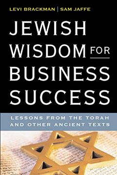portada Jewish Wisdom for Business Success: Lessons for the Torah and Other Ancient Texts (en Inglés)