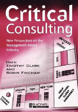 portada critical consulting: new perspectives on the management advice industry