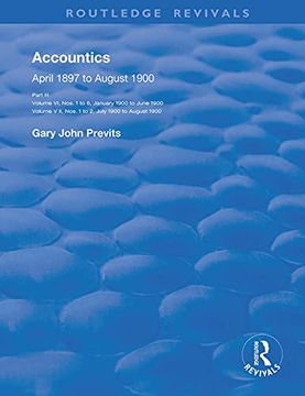 portada Accountics, Part Iii: January 1900 to August 1900 (Routledge Revivals) (en Inglés)