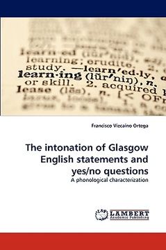 portada the intonation of glasgow english statements and yes/no questions
