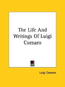 portada the life and writings of luigi cornaro (in English)