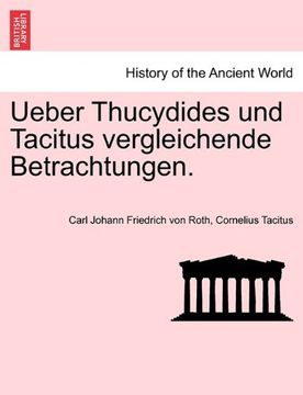 portada Ueber Thucydides und Tacitus vergleichende Betrachtungen.