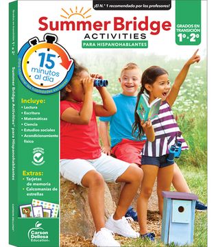 portada Summer Bridge Activities Spanish 1-2, Grades 1 - 2 (en Inglés)