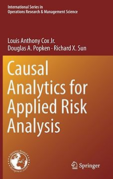 portada Causal Analytics for Applied Risk Analysis (International Series in Operations Research & Management Science) (en Inglés)