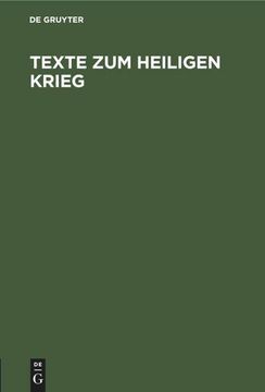 portada Texte zum Heiligen Krieg (en Alemán)