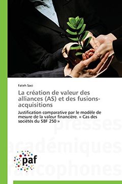 portada La Creation de Valeur Des Alliances (As) Et Des Fusions-Acquisitions