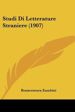 portada Studi Di Letterature Straniere (1907) (en Italiano)
