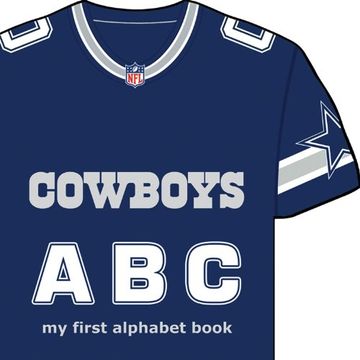 portada Dallas Cowboys ABC (Team Board Books) (en Inglés)