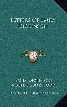 portada letters of emily dickinson (en Inglés)