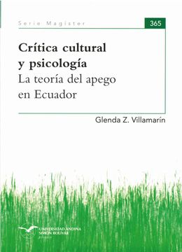 portada Crítica cultural y psicología. La teoría del apego en Ecuador
