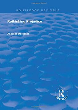 portada Rethinking Prejudice (Routledge Revivals) (en Inglés)