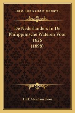 portada De Nederlanders In De Philippijnsche Wateren Voor 1626 (1898)