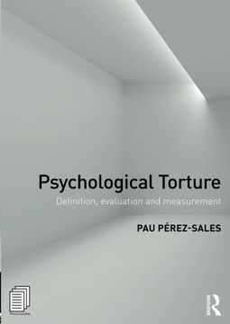 portada Psychological Torture: Definition, Evaluation and Measurement