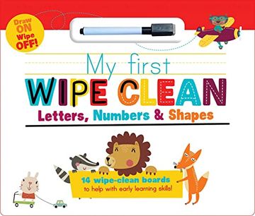 portada My First Wipe Clean: Letters, Numbers & Shapes (en Inglés)