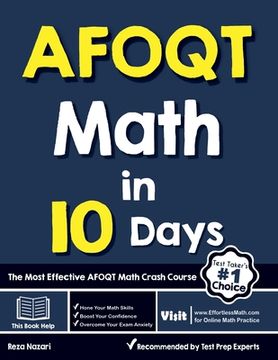 portada AFOQT Math in 10 Days: The Most Effective AFOQT Math Crash Course (en Inglés)