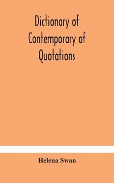 portada Dictionary of contemporary of quotations (en Inglés)