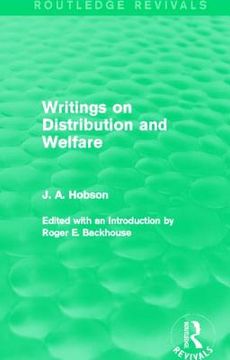 portada writings on distribution and welfare (routledge revivals) (en Inglés)
