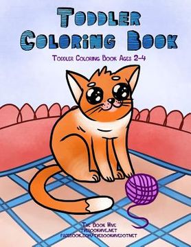 portada Toddler Coloring Book: Toddler Coloring Books Ages 2-4 (en Inglés)