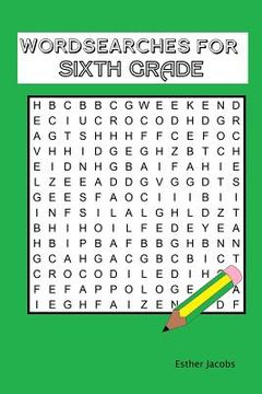 portada Wordsearches for Sixth Grade (in English)
