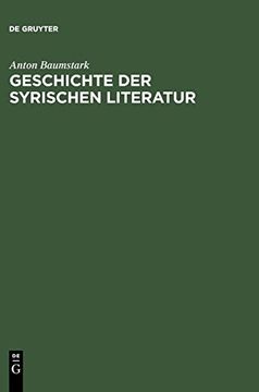 portada Geschichte der Syrischen Literatur (en Alemán)