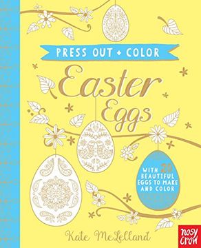 portada Press out and Color: Easter Eggs (Press out + Color) (en Inglés)