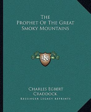 portada the prophet of the great smoky mountains (en Inglés)