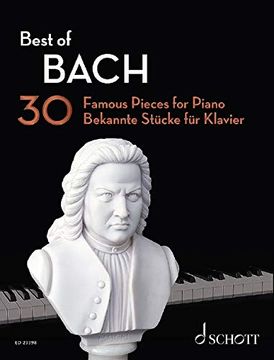 portada Best of Bach: 30 Famous Pieces for Piano (en Inglés)