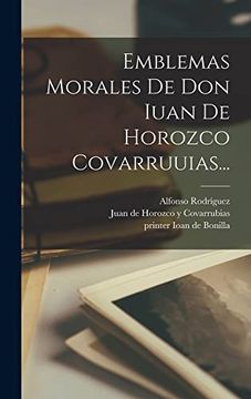 portada Emblemas Morales de don Iuan de Horozco Covarruuias.