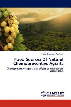 portada food sources of natural chemopreventive agents (en Inglés)