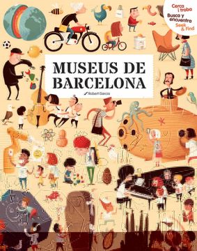 portada Cerca i Troba, Busca y Encuentra, Seek & Find. Museus de Barcelona