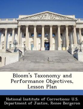 portada bloom's taxonomy and performance objectives, lesson plan (en Inglés)