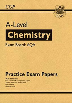 portada New A-Level Chemistry aqa Practice Papers: Ideal for Catch-Up and the 2022 and 2023 Exams (Cgp A-Level Chemistry) (en Inglés)