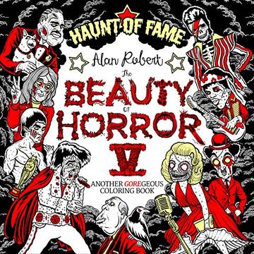 portada Beauty of Horror Coloring Book 05 Haunt of Fame (in English)