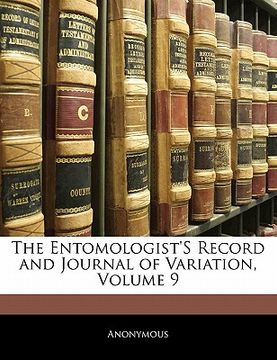 portada the entomologist's record and journal of variation, volume 9 (in English)