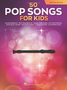 portada 50 pop Songs for Kids: For Recorder (en Inglés)