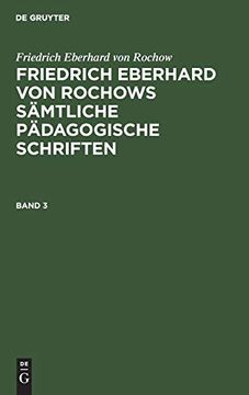 portada Friedrich Eberhard von Rochows Sämtliche Pädagogische Schriften (en Alemán)
