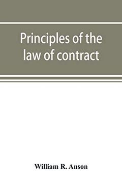 portada Principles of the law of Contract: With a Chapter on the law of Agency (en Inglés)