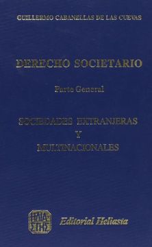 portada Derecho Societario: Sociedades Extranjeras y Multinacionales