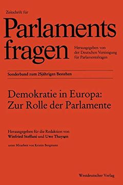 portada Demokratie in Europa: Zur Rolle der Parlamente (en Alemán)
