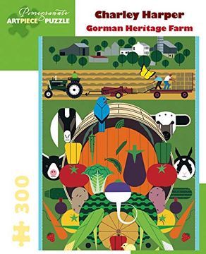 portada Charley Harper Gorman Heritage Farm 300-Piece Jigsaw Puzzle 